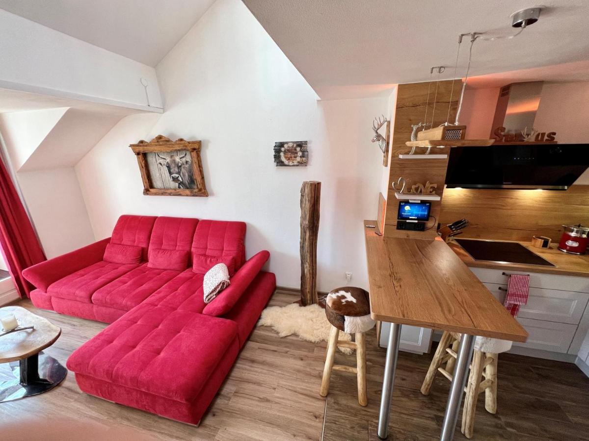 Ferienwohnung Alpenliebe-Mit Bergblick Oberstaufen Exterior foto