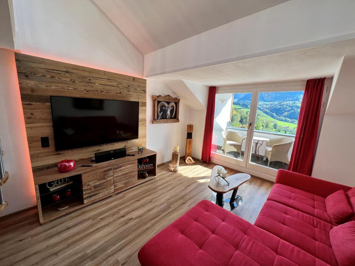 Ferienwohnung Alpenliebe-Mit Bergblick Oberstaufen Exterior foto