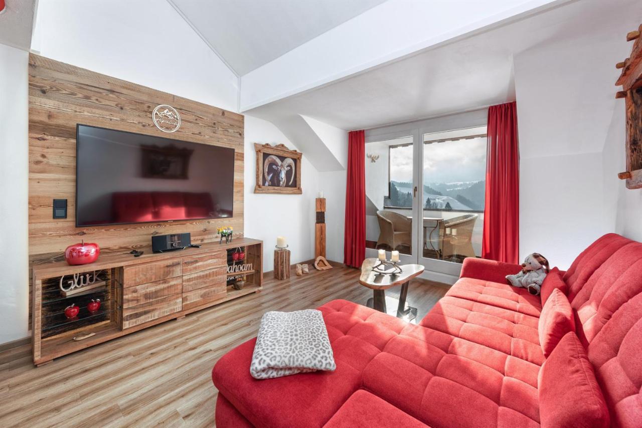 Ferienwohnung Alpenliebe-Mit Bergblick Oberstaufen Exterior foto